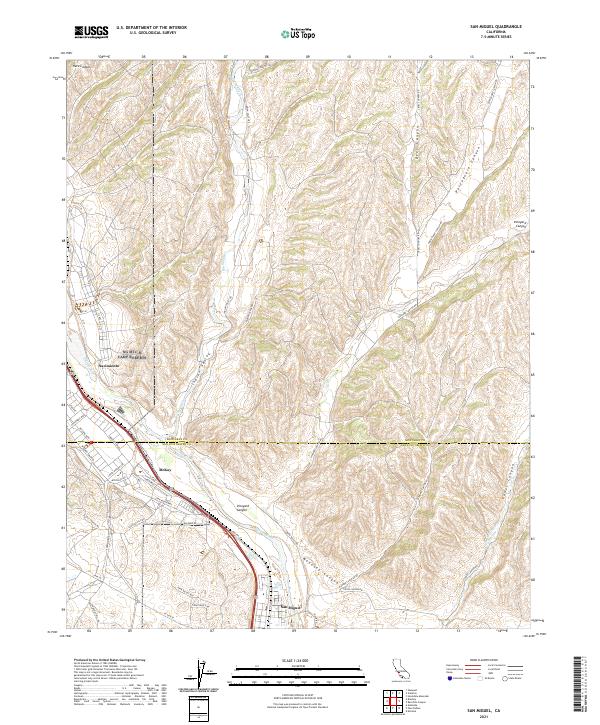 USGS Topographic Map – San Miguel