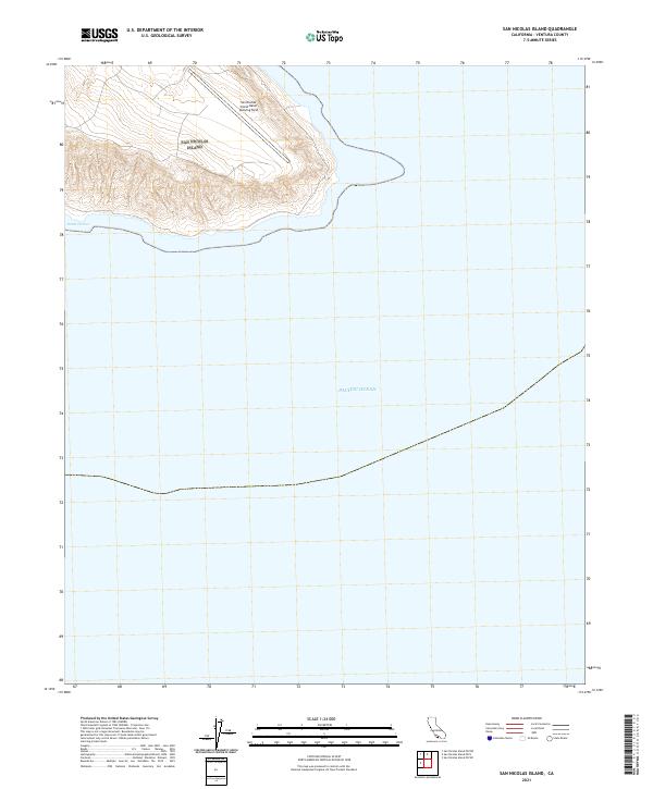 USGS Topographic Map – San Nicolas Island