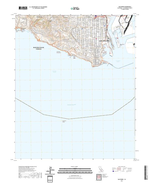 USGS Topographic Map – San Pedro