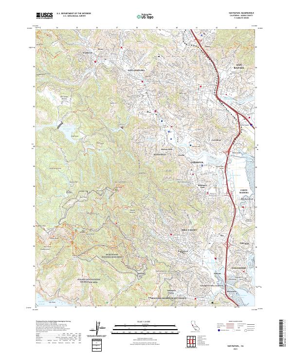 USGS Topographic Map – San Rafael