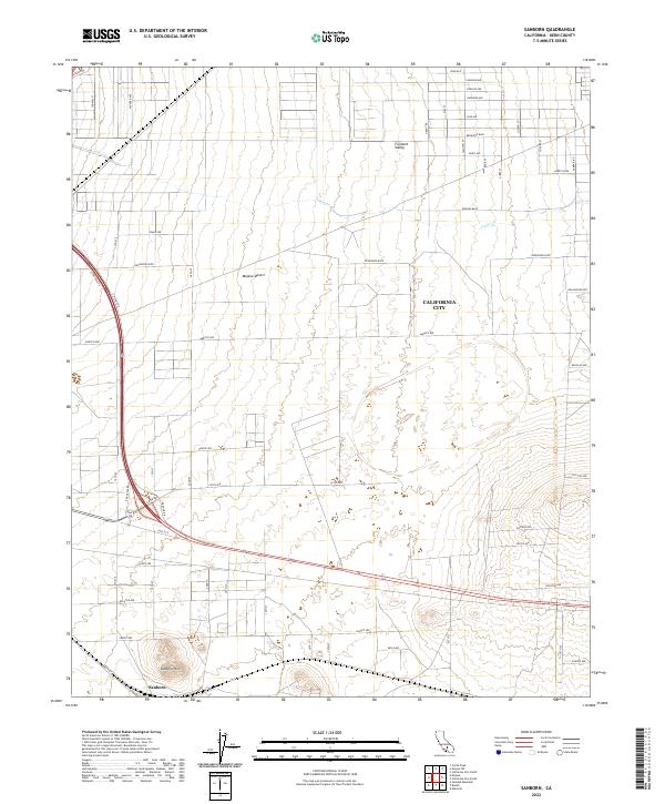 USGS Topographic Map – Sanborn