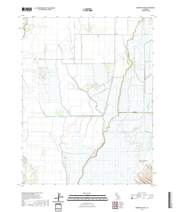 USGS Topographic Map – Sanborn Slough