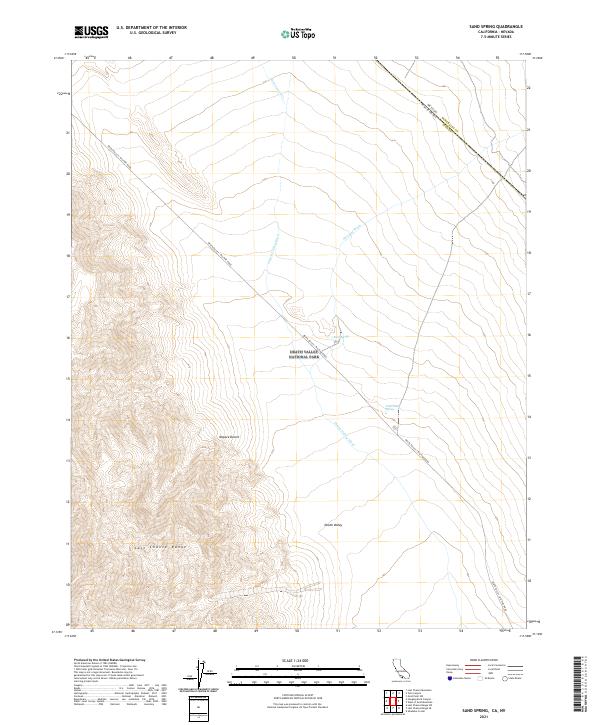 USGS Topographic Map – Sand Spring