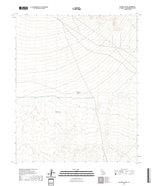 USGS Topographic Map – Savahia Peak NE