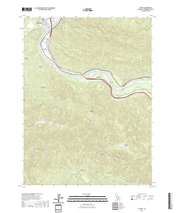 USGS Topographic Map – Scotia