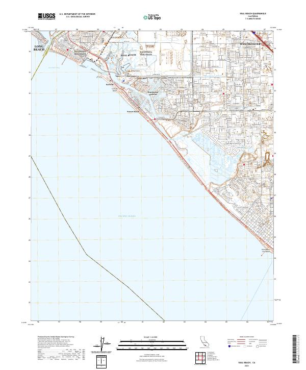 USGS Topographic Map – Seal Beach