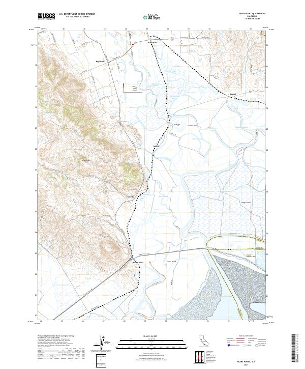 USGS Topographic Map – Sears Point