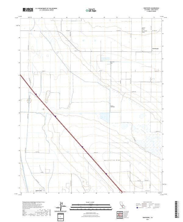 USGS Topographic Map – Semitropic