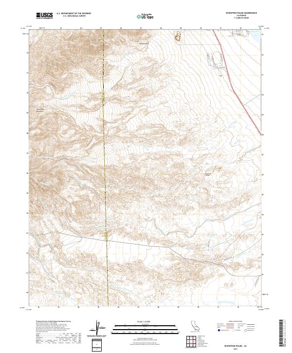 USGS Topographic Map – Seventeen Palms