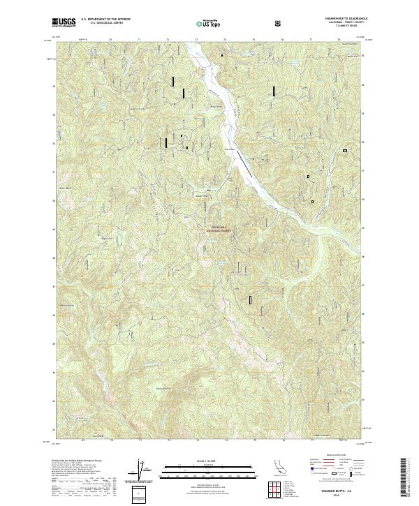 USGS Topographic Map – Shannon Butte