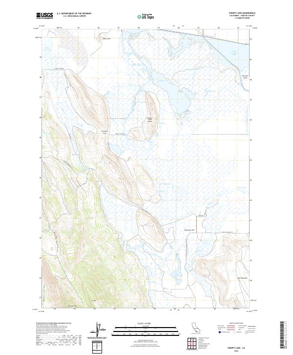 USGS Topographic Map – Sheepy Lake