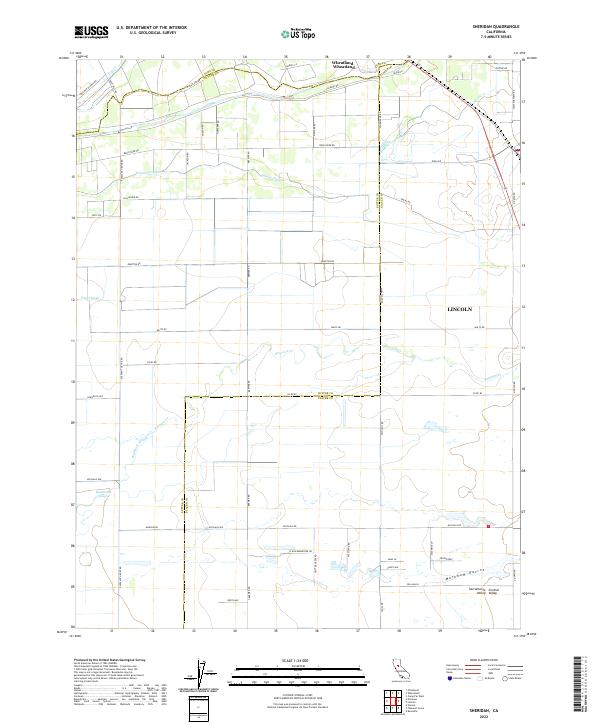 USGS Topographic Map – Sheridan