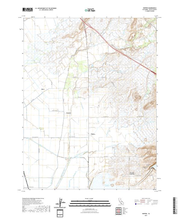 USGS Topographic Map – Shippee