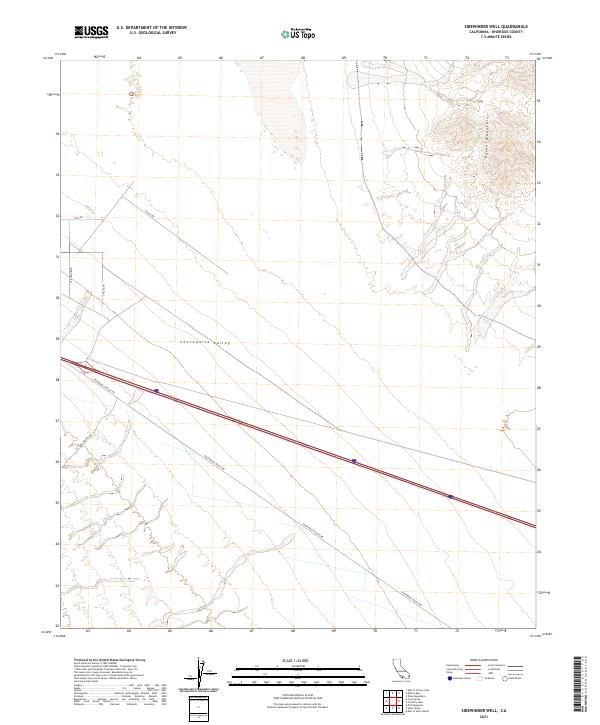 USGS Topographic Map – Sidewinder Well
