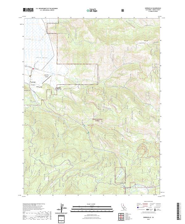 USGS Topographic Map – Sierraville