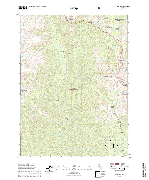 USGS Topographic Map – Siligo Peak