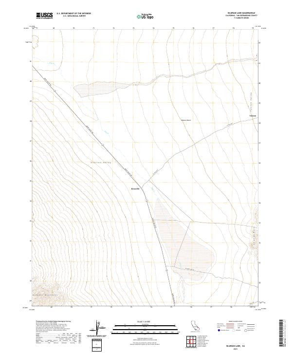 USGS Topographic Map – Silurian Lake