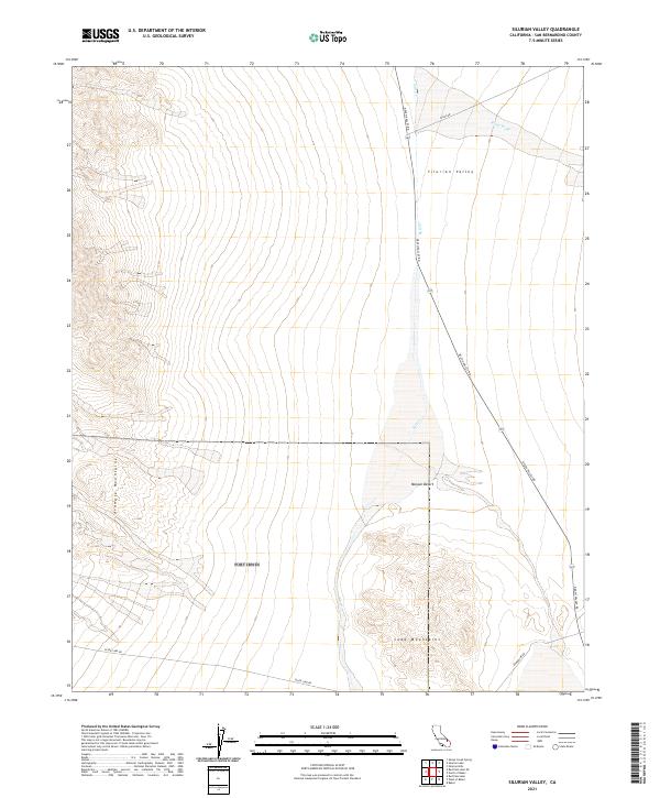 USGS Topographic Map – Silurian Valley