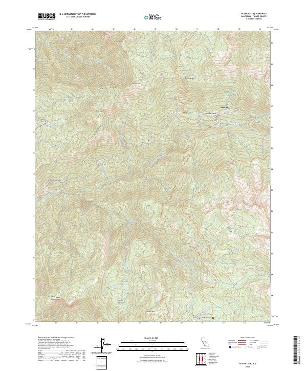 USGS Topographic Map – Silver City