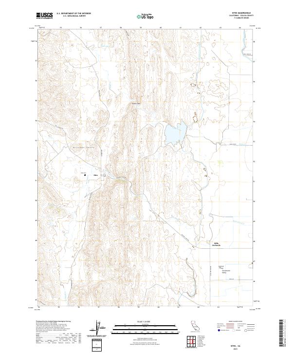 USGS Topographic Map – Sites