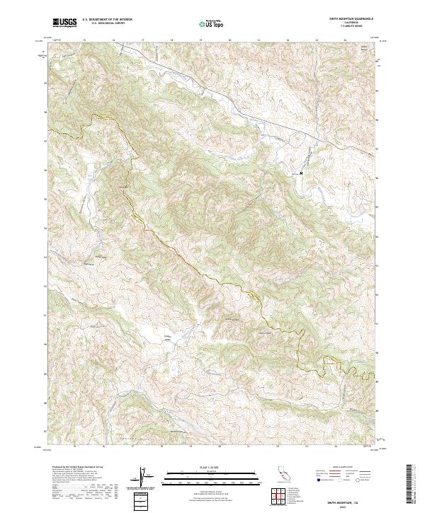 USGS Topographic Map – Smith Mountain