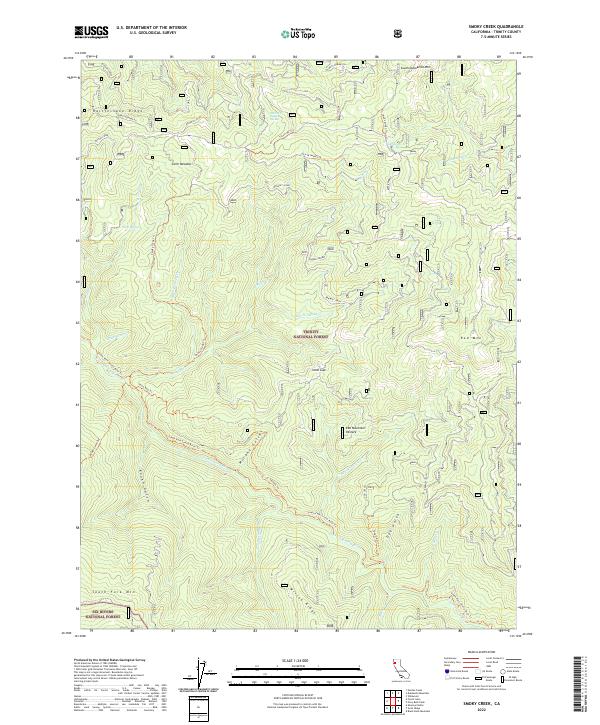 USGS Topographic Map – Smoky Creek