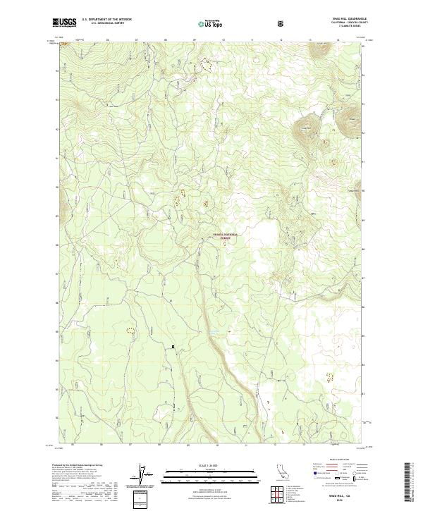 USGS Topographic Map – Snag Hill