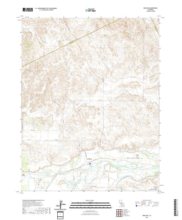 USGS Topographic Map – Snelling