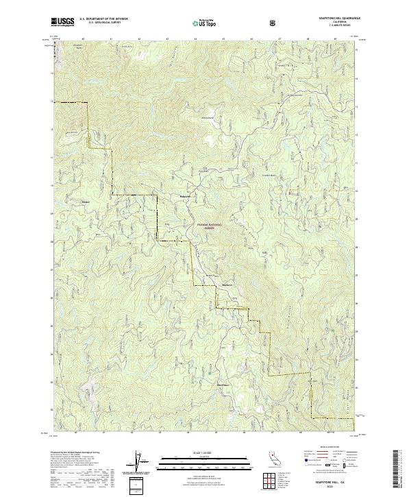 USGS Topographic Map – Soapstone Hill