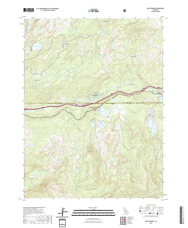 USGS Topographic Map – Soda Springs