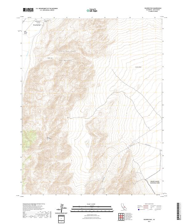 USGS Topographic Map – Soldier Pass