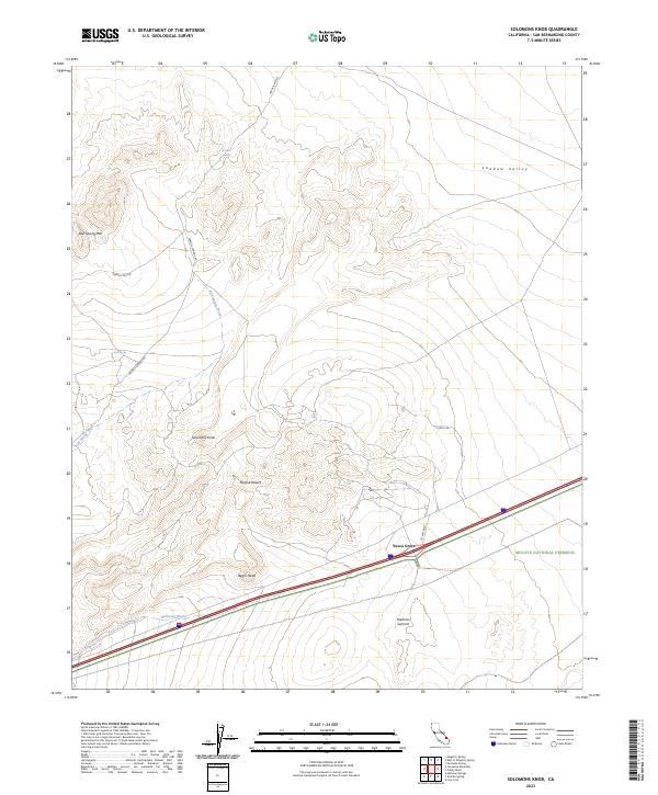 USGS Topographic Map – Solomons Knob
