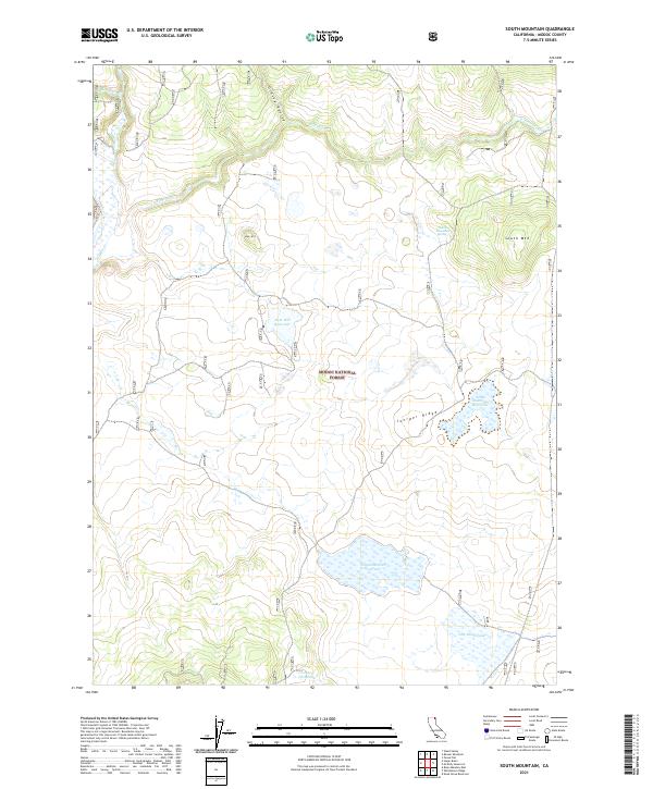 USGS Topographic Map – South Mountain