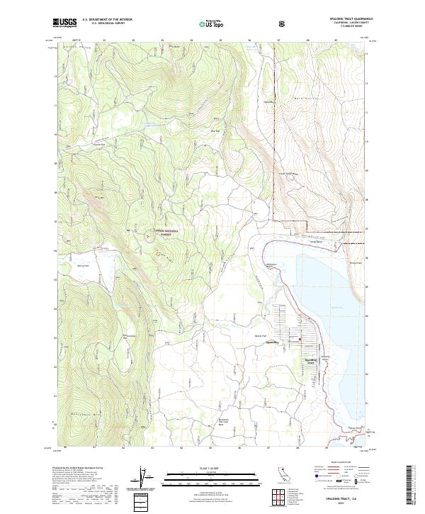 USGS Topographic Map – Spalding Tract