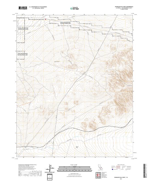2021 Map of Spangler Hills West, 2021 Print