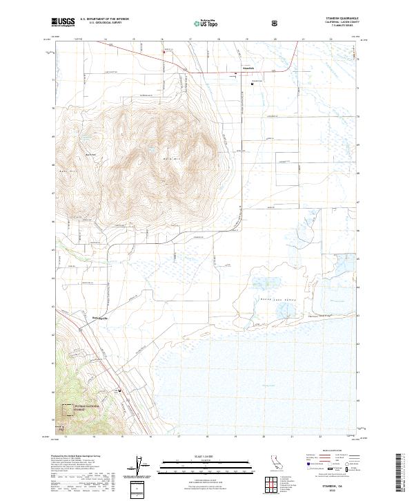 USGS Topographic Map – Standish