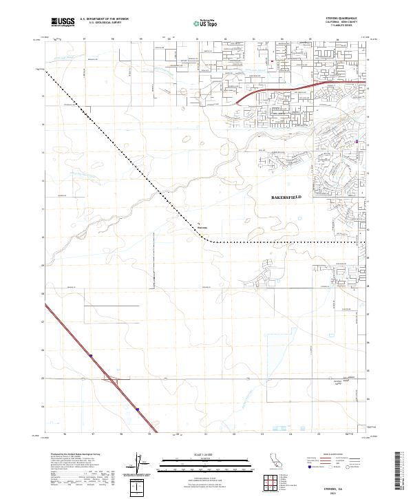 USGS Topographic Map – Stevens