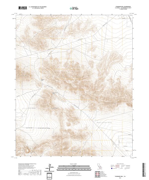USGS Topographic Map – Stoddard Well