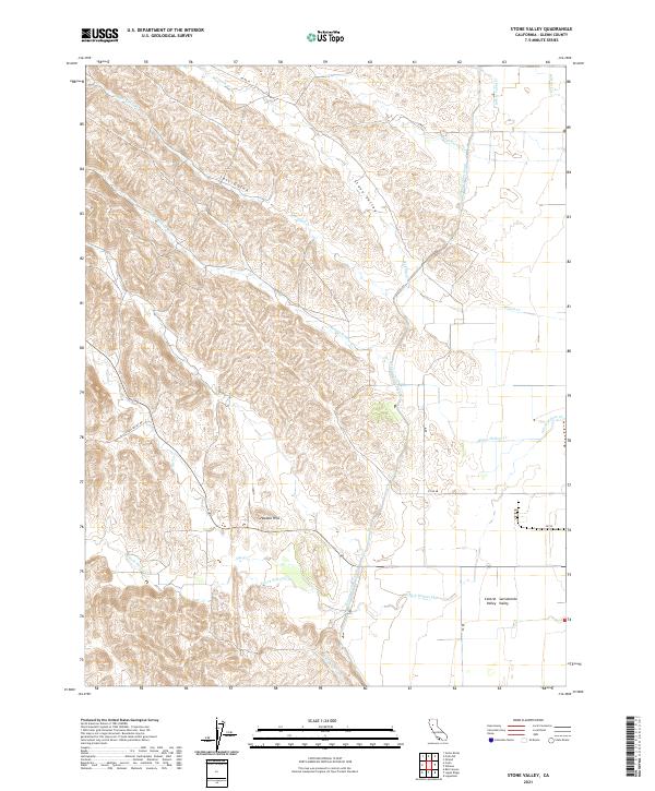 USGS Topographic Map – Stone Valley