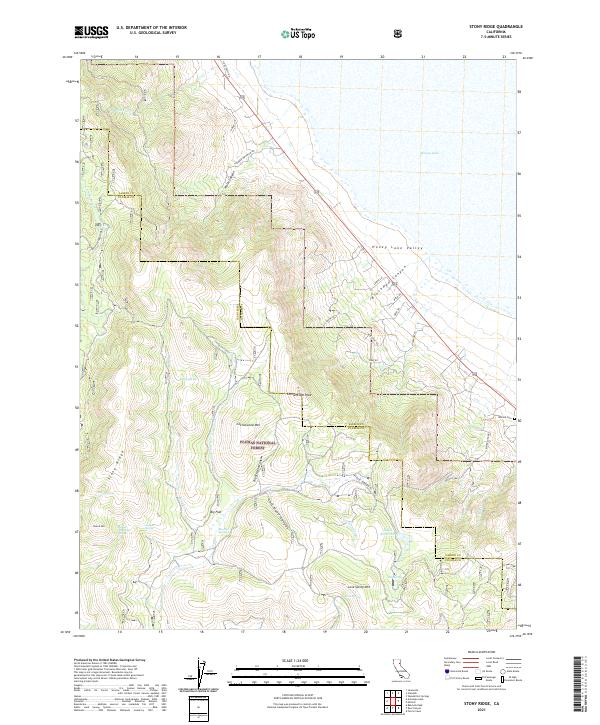 USGS Topographic Map – Stony Ridge