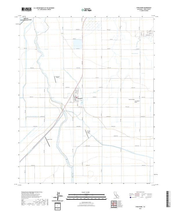 USGS Topographic Map – Stratford