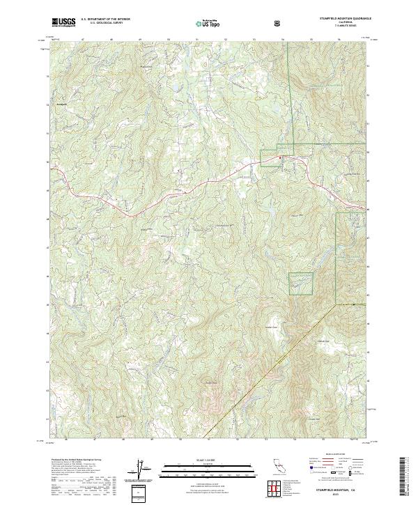 USGS Topographic Map – Stumpfield Mountain