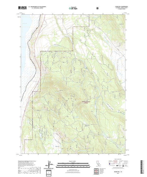 USGS Topographic Map – Sugar Hill