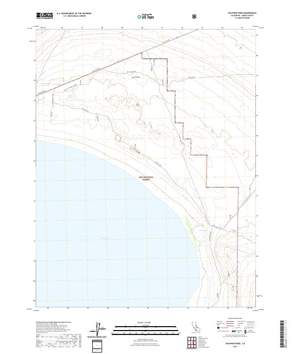 USGS Topographic Map – Sulphur Pond