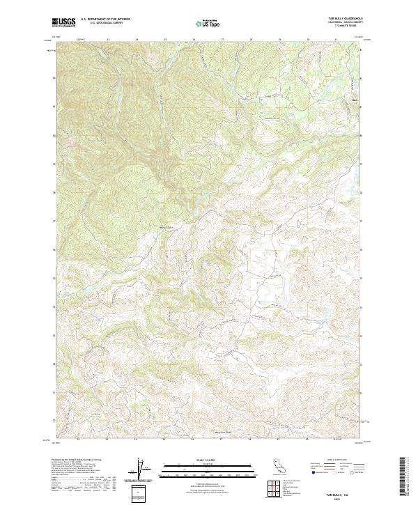 USGS Topographic Map – Tar Bully
