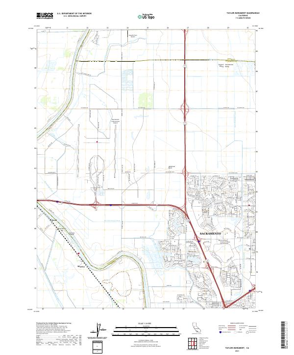USGS Topographic Map – Taylor Monument