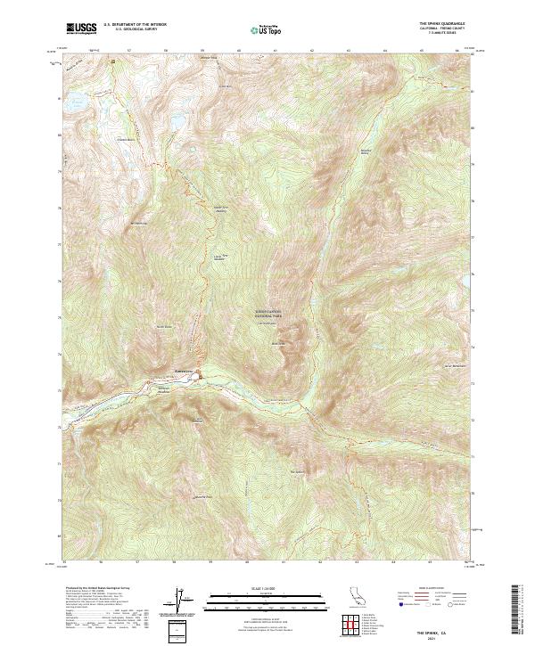 USGS Topographic Map – The Sphinx