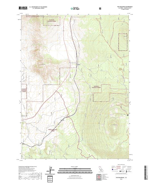 USGS Topographic Map – The Whaleback