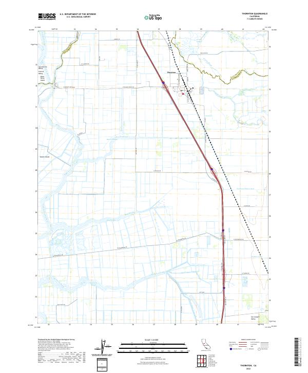 USGS Topographic Map – Thornton