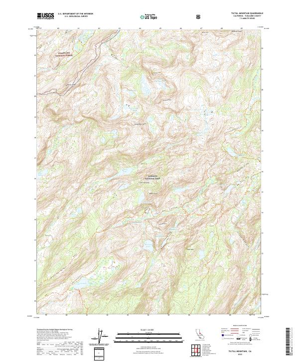 USGS Topographic Map – Tiltill Mountain